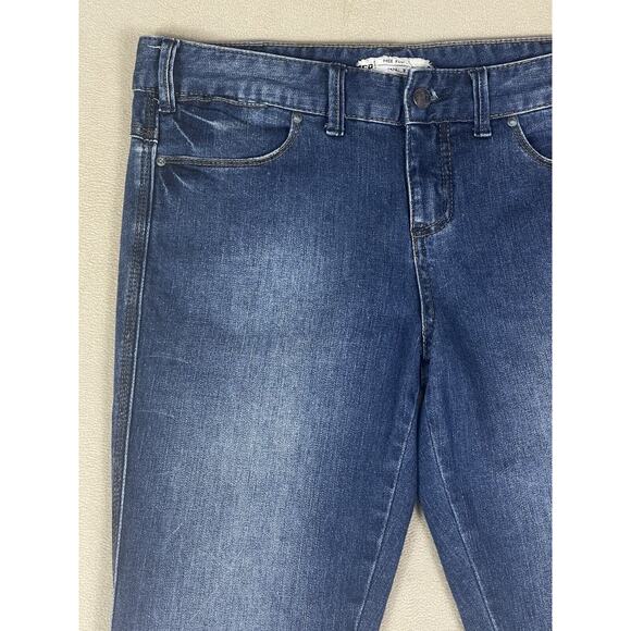 Free People Womens skinny Jeans 30 Stretch Mid Rise Regular Fit Blue Denim - Picture 2 of 10